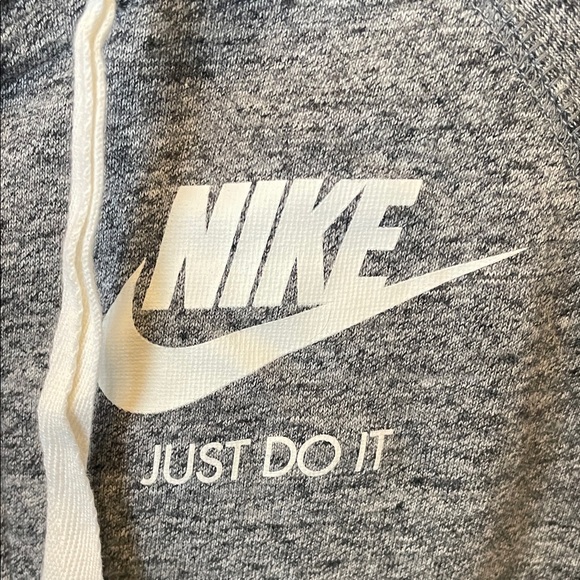 Nike Heather Gray Full-Zip Hoodie - Picture 3 of 5
